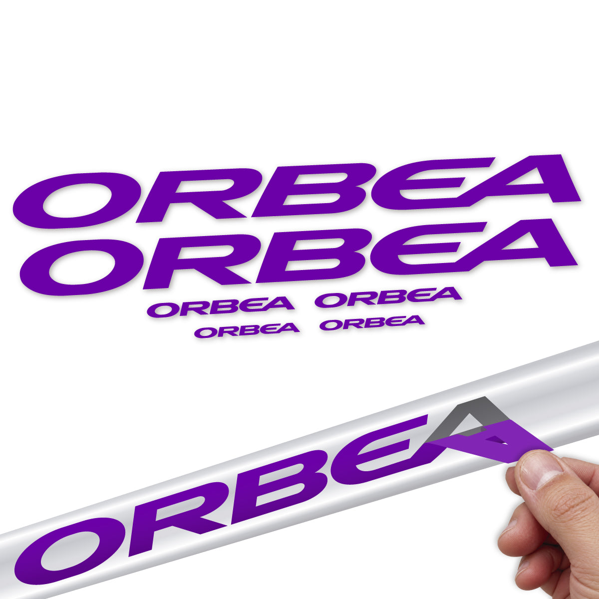 Adesivi Telaio Orbea Alma 2022-2027 in vinile - Viola
