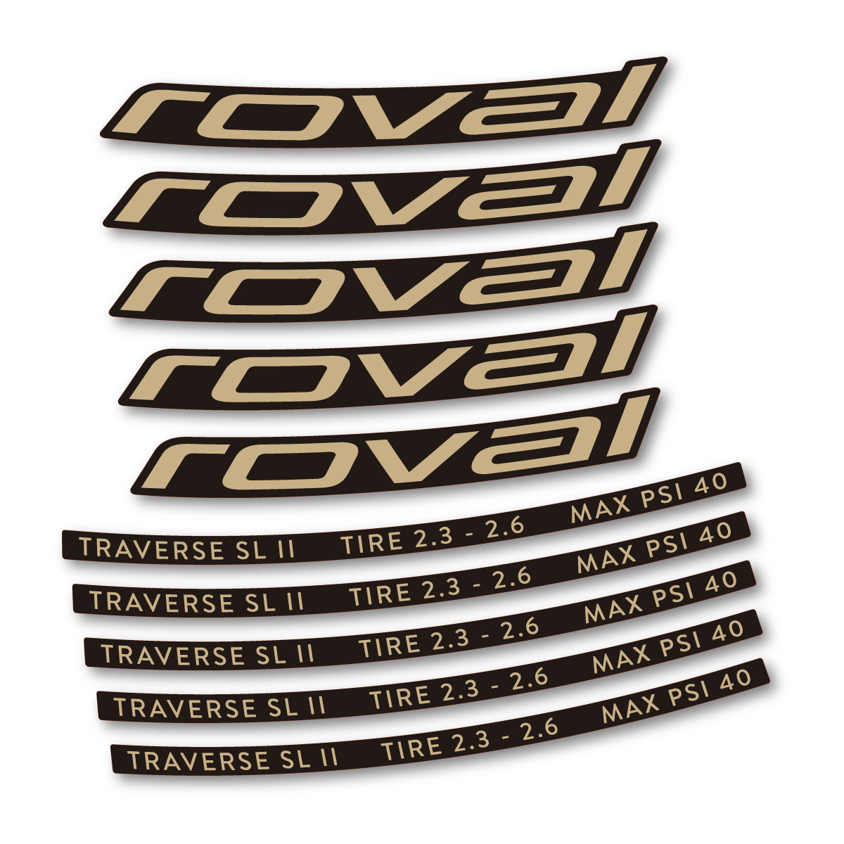 Adesivi Cerchi MTB Roval Traverse SL II 29 2023 in vinile