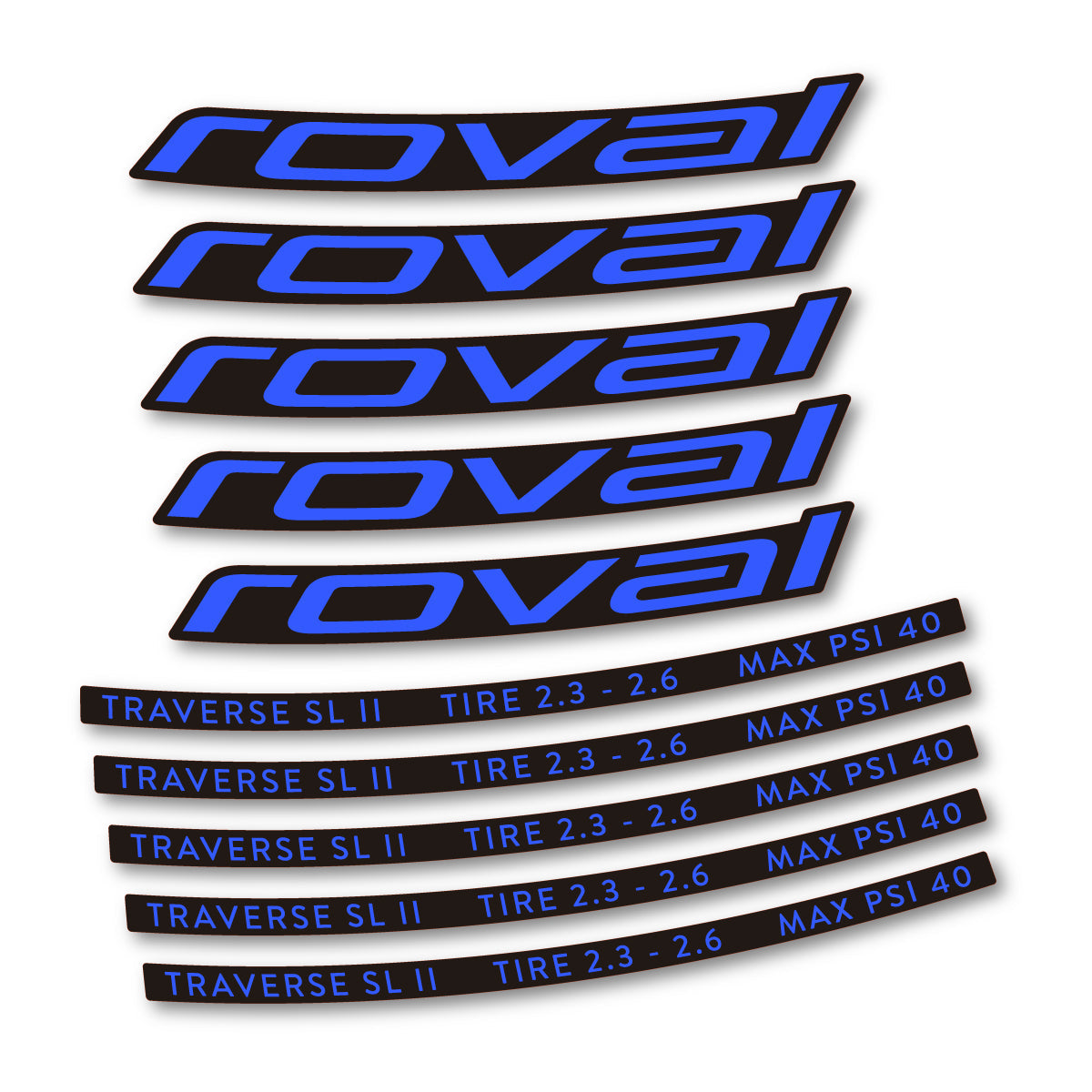 Adesivi Cerchi MTB Roval Traverse SL II 29 2023 in vinile