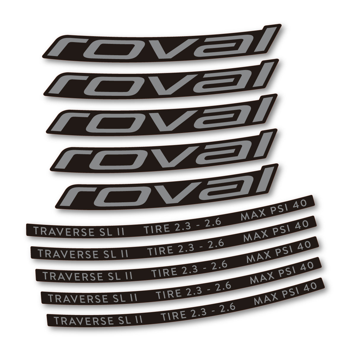 Adesivi Cerchi MTB Roval Traverse SL II 29 2023 in vinile