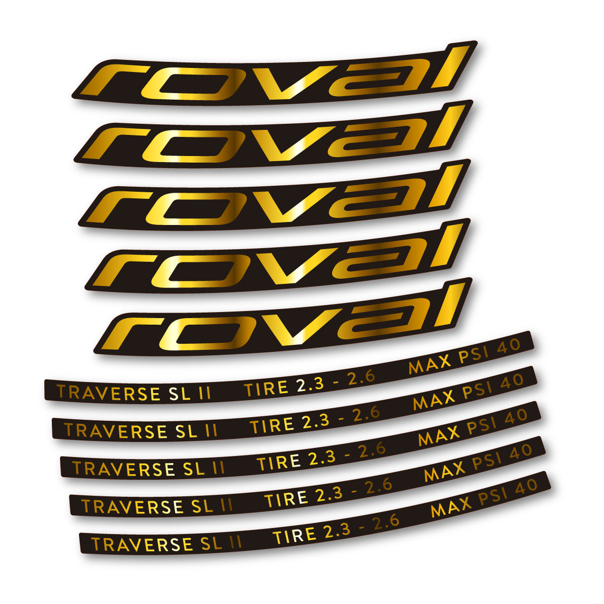 Adesivi Cerchi MTB Roval Traverse SL II 29 2023 in vinile