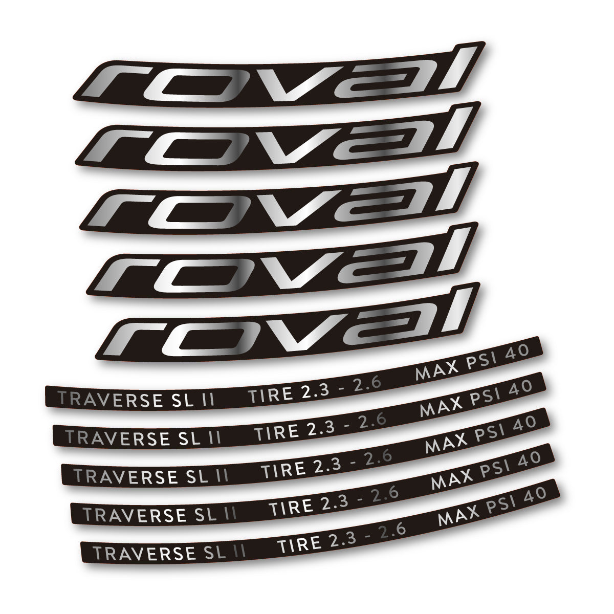 Adesivi Cerchi MTB Roval Traverse SL II 29 2023 in vinile