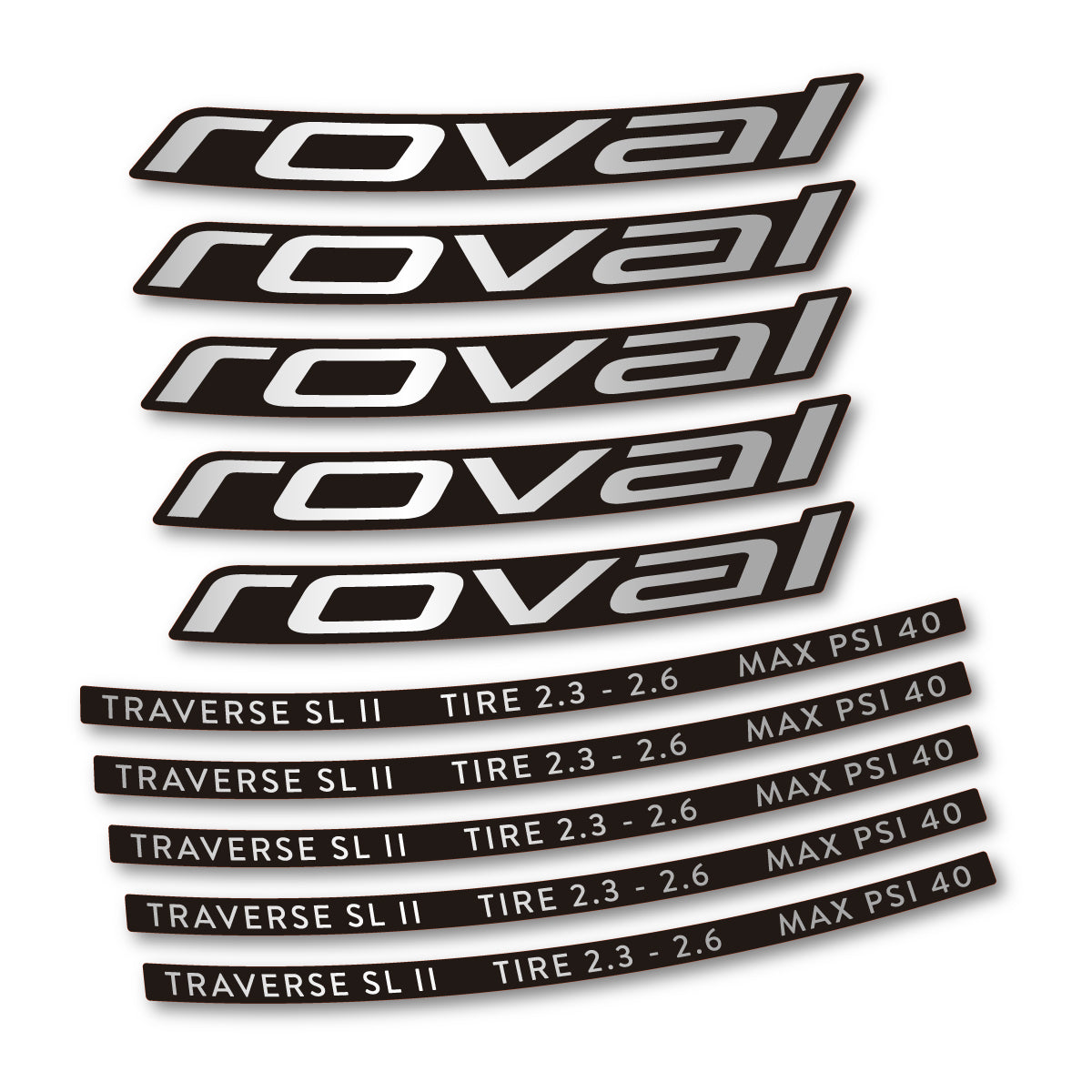 Adesivi Cerchi MTB Roval Traverse SL II 29 2023 in vinile