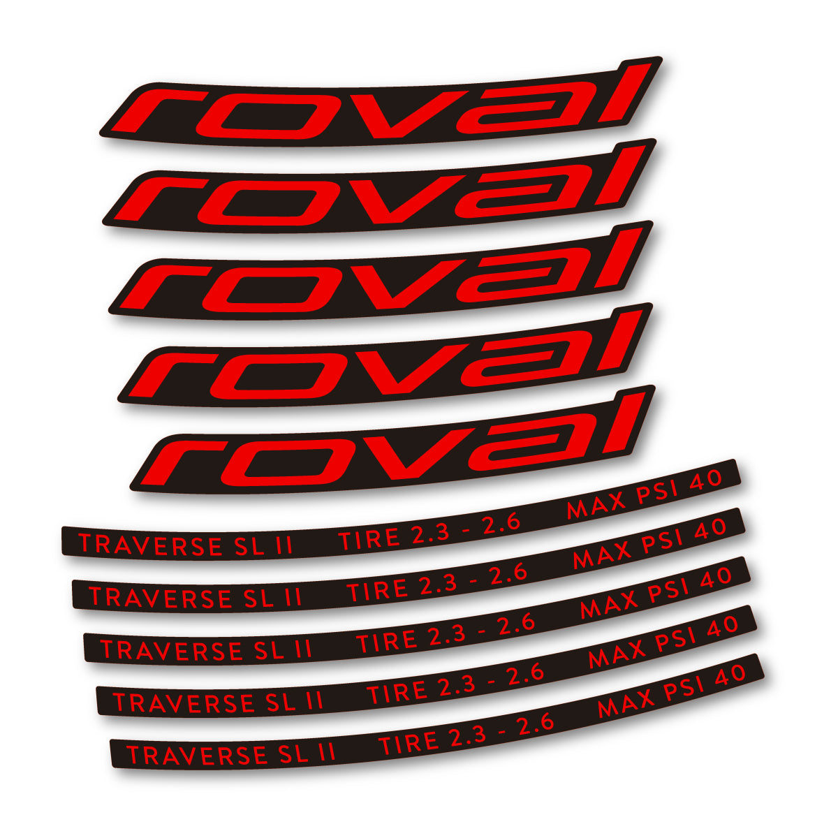 Adesivi Cerchi MTB Roval Traverse SL II 29 2023 in vinile