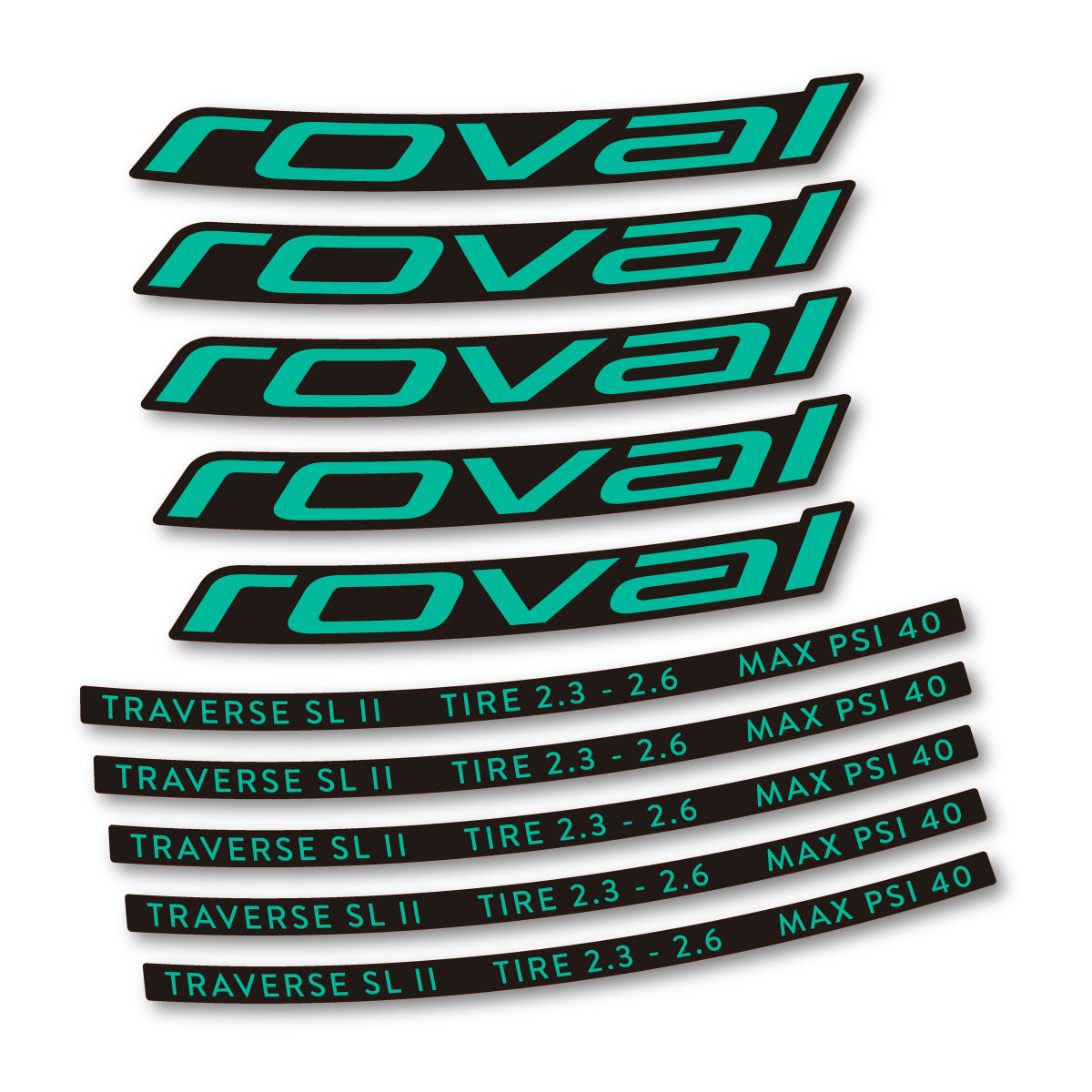Adesivi Cerchi MTB Roval Traverse SL II 29 2023 in vinile