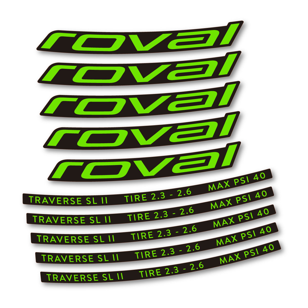 Adesivi Cerchi MTB Roval Traverse SL II 29 2023 in vinile