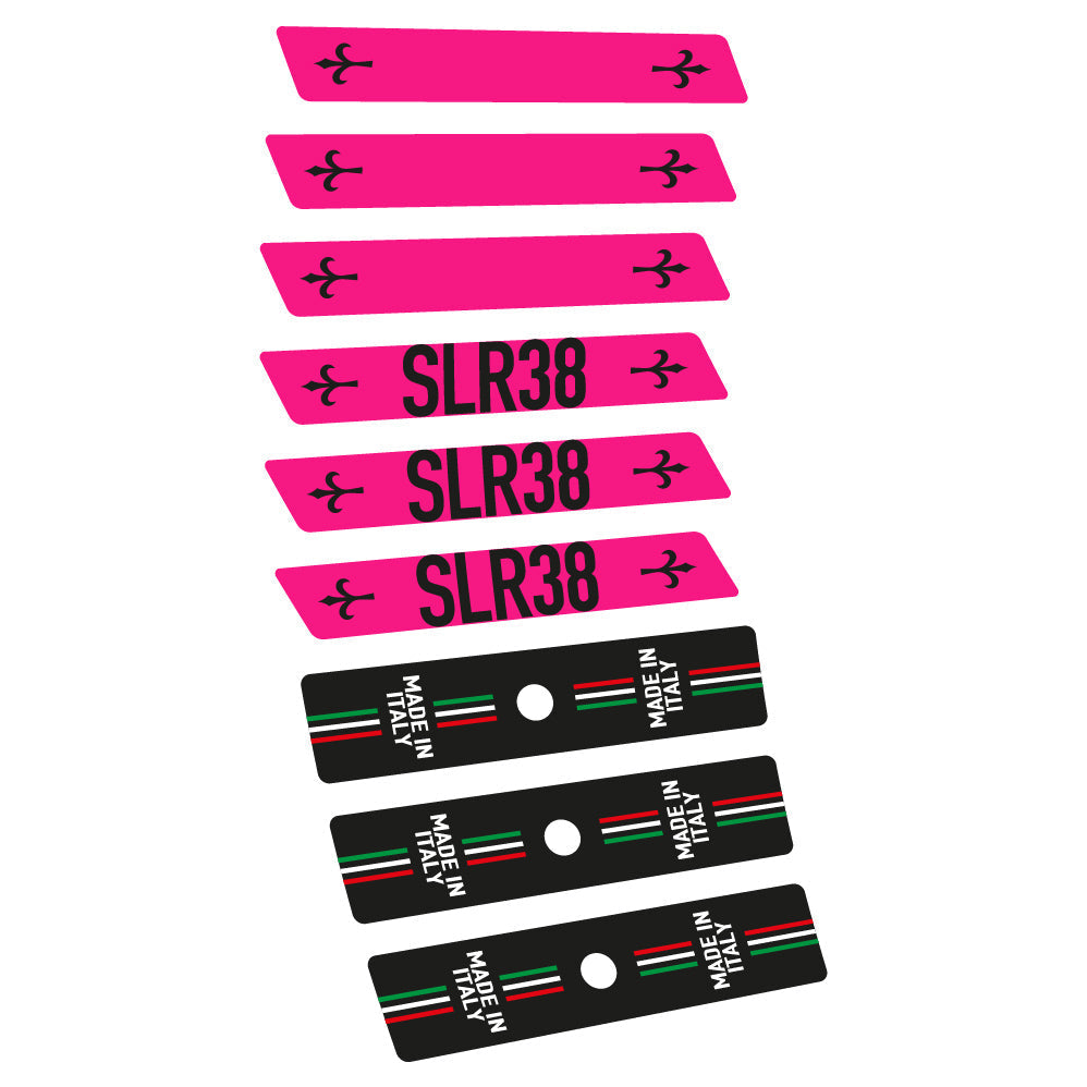 Adesivi Cerchi MTB Willier SLR 38 in vinile - Fucsia