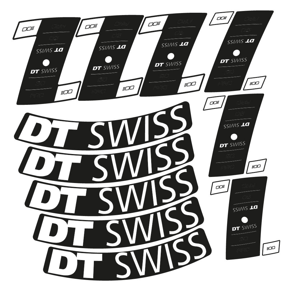 Adesivi Cerchi Bici da Corsa DT Swiss ARC 1100 Dicut DB in vinile