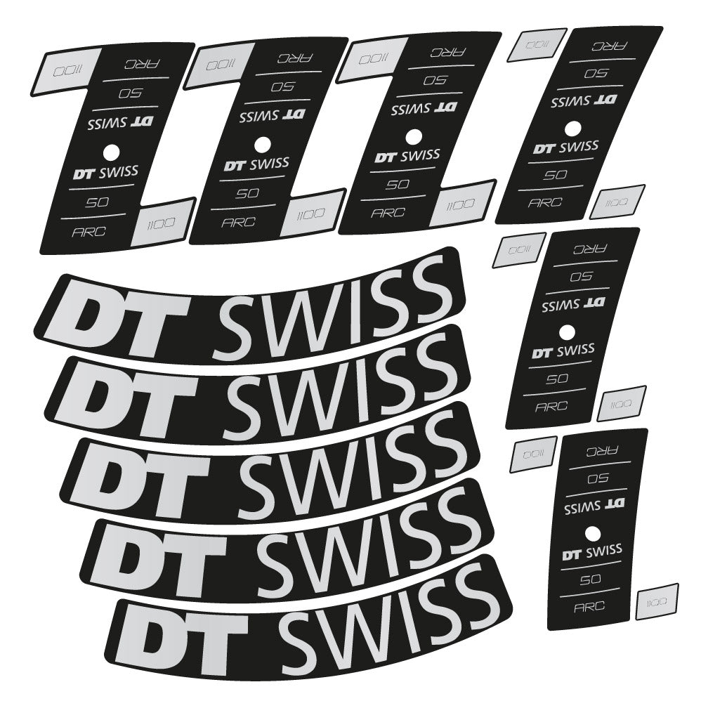 Adesivi Cerchi Bici da Corsa DT Swiss ARC 1100 Dicut DB in vinile