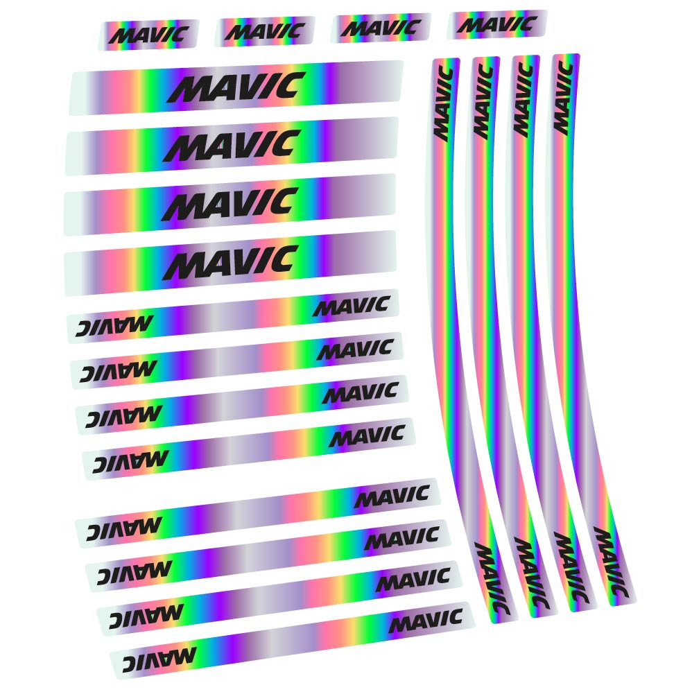 Adesivi Mozzo Mavic (ruote 50 mm e mozzi) in vinile