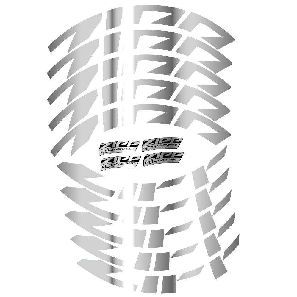 Adesivi Cerchi Bici da Corsa Zipp 404 FireCrest Disc 2022 in vinile