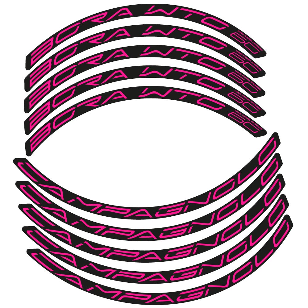 Adesivi Cerchi Bici da Corsa Campagnolo Bora WTO 60 60 mm in vinile