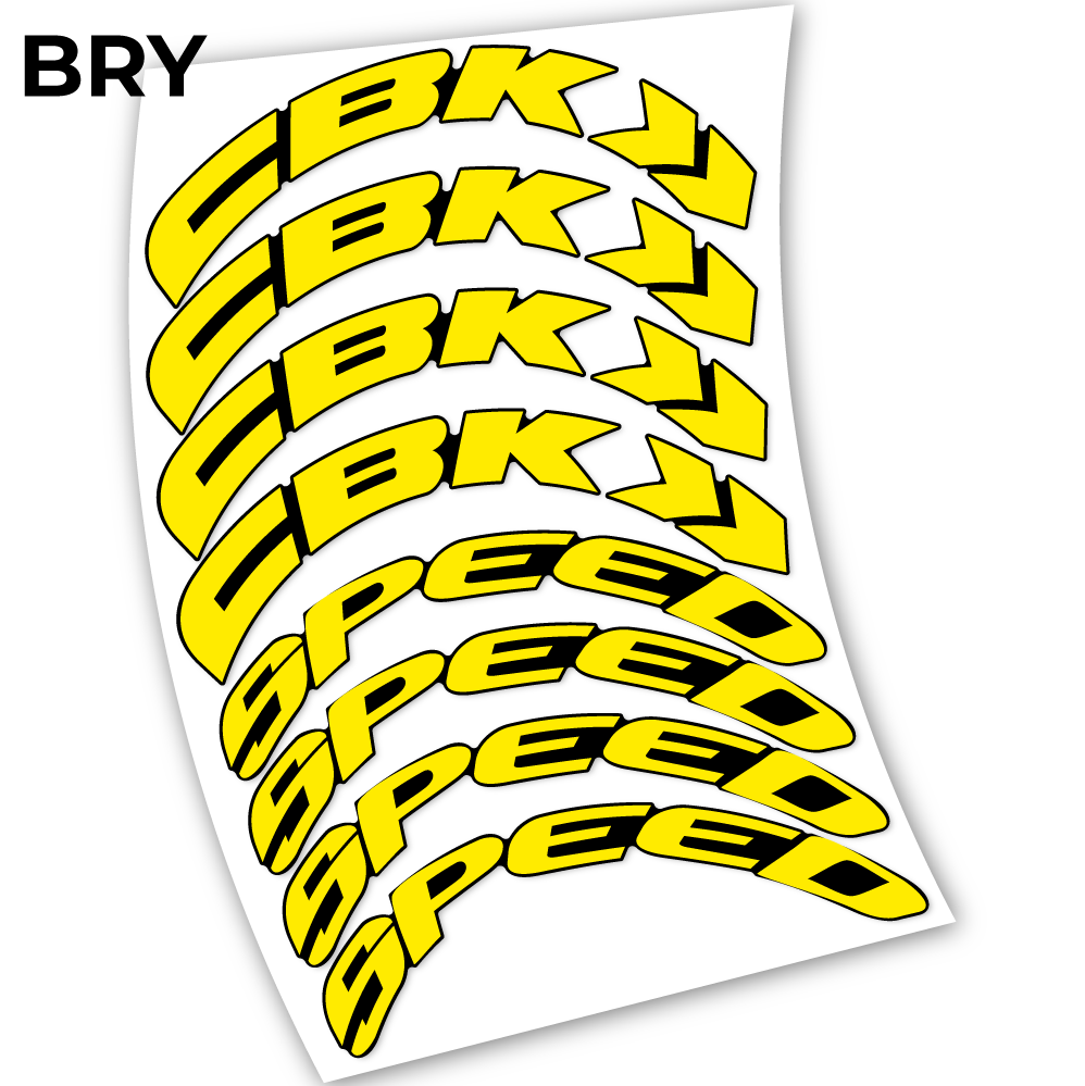 Adesivi Cerchi Bici da Corsa CBK Speed 80 in vinile