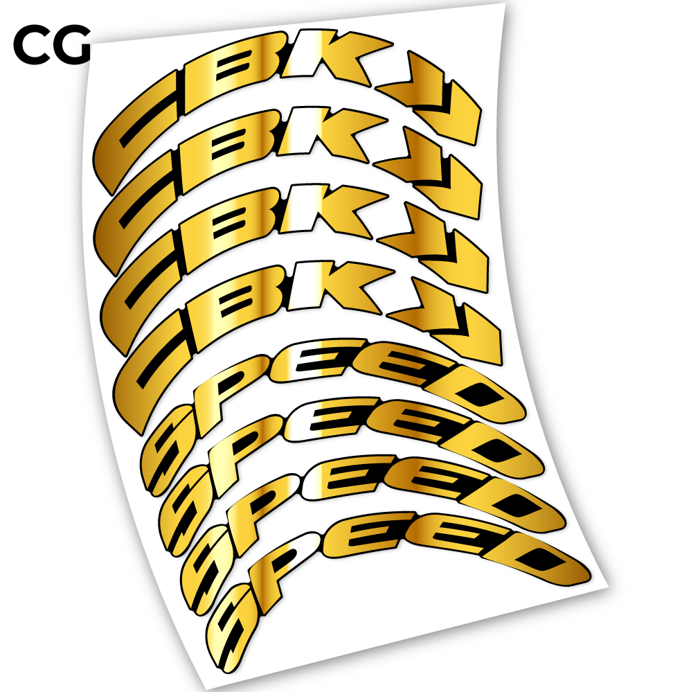 Adesivi Cerchi Bici da Corsa CBK Speed 80 in vinile