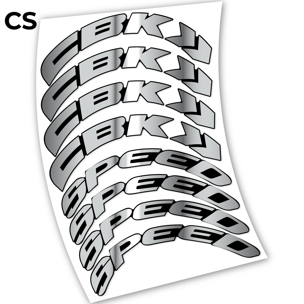 Adesivi Cerchi Bici da Corsa CBK Speed 80 in vinile