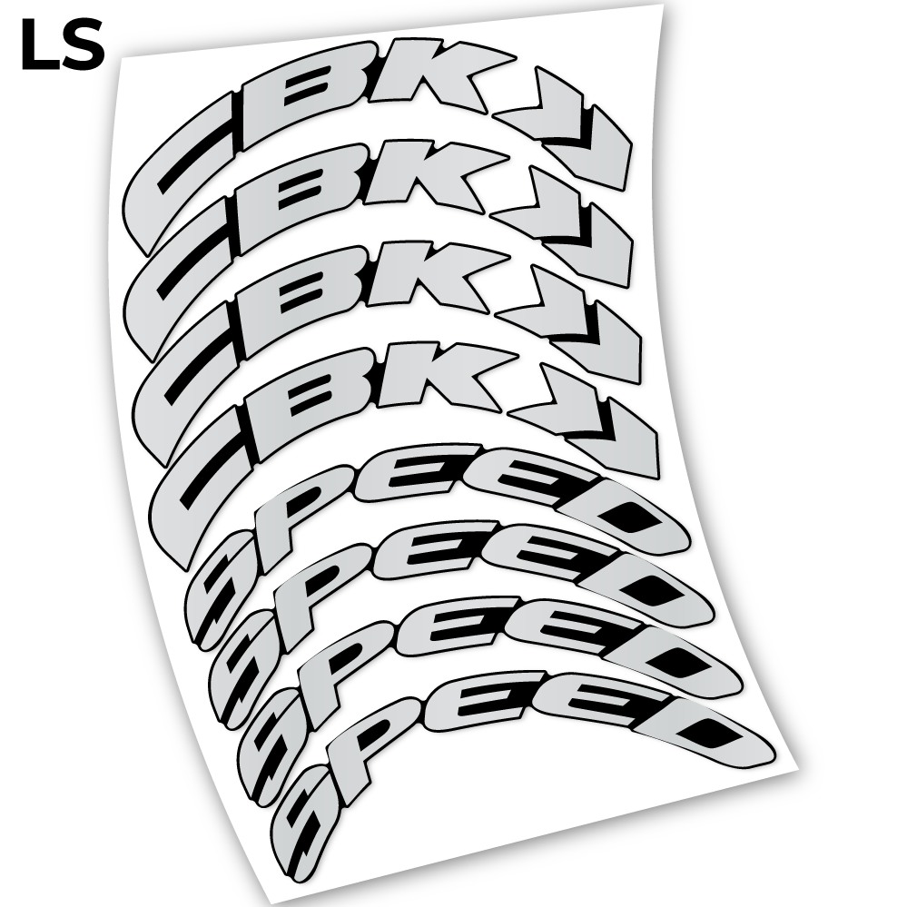 Adesivi Cerchi Bici da Corsa CBK Speed 80 in vinile
