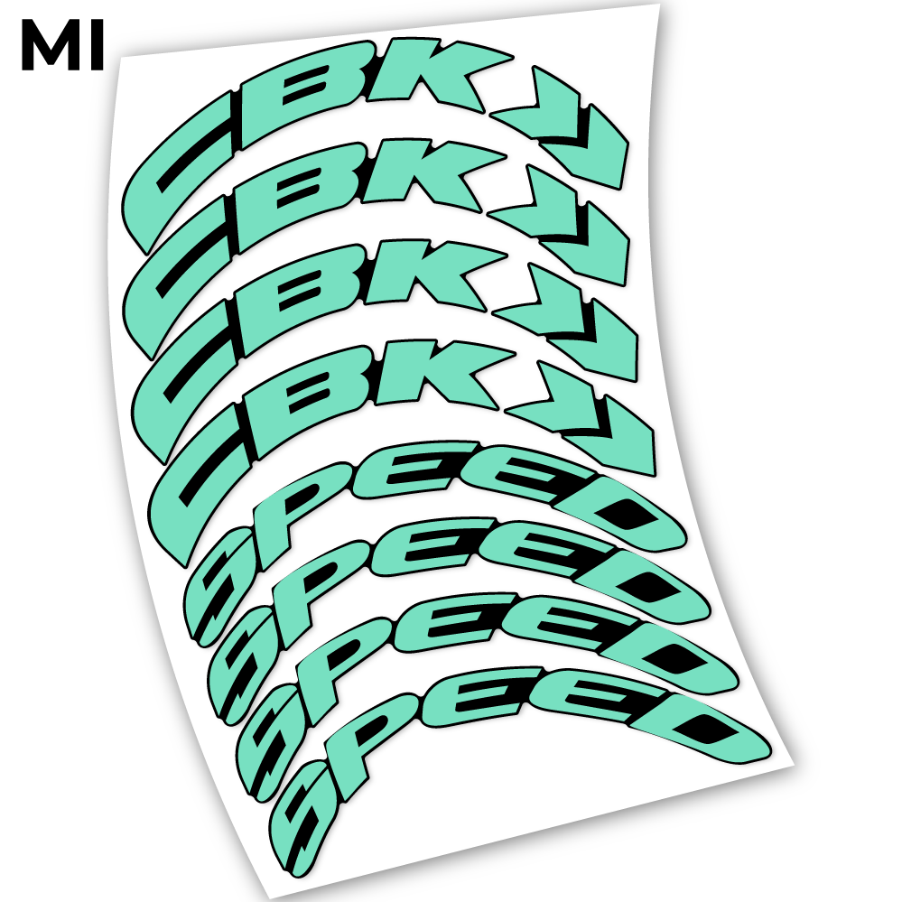 Adesivi Cerchi Bici da Corsa CBK Speed 80 in vinile