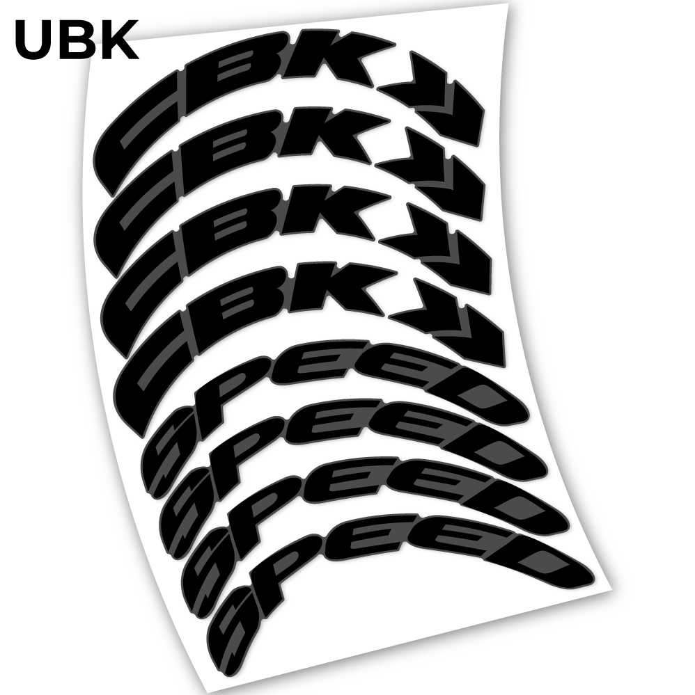 Adesivi Cerchi Bici da Corsa CBK Speed 80 in vinile