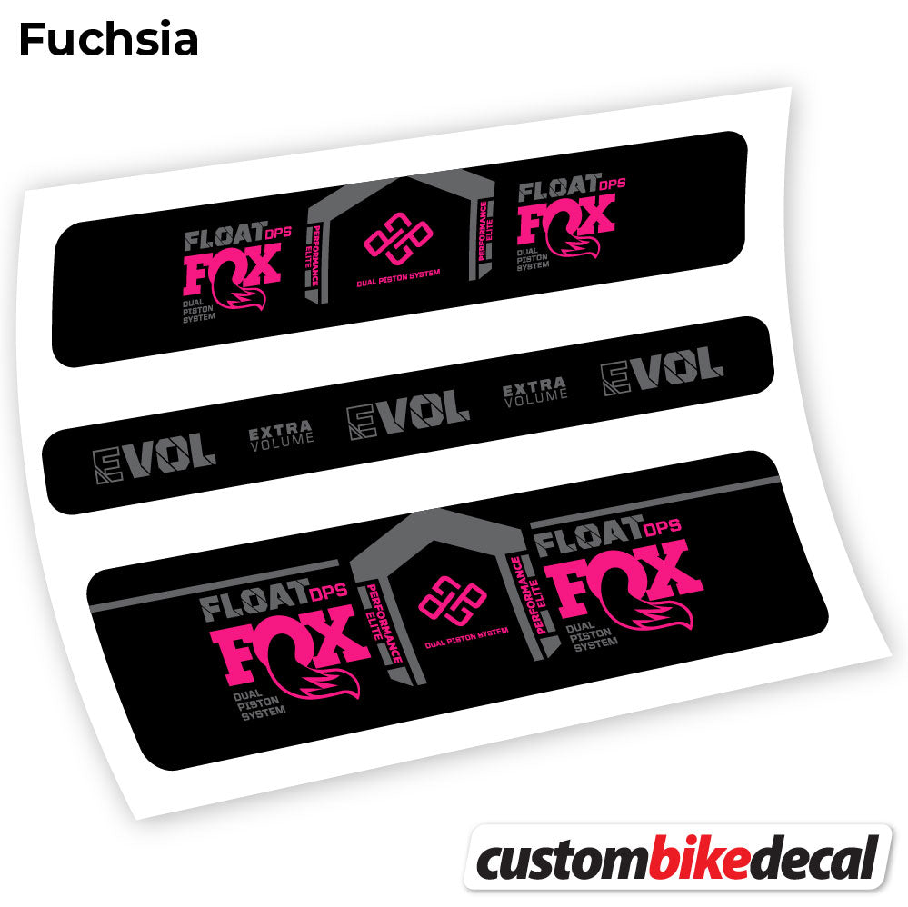 Adesivi Ammortizzatore Fox DPS Performance Elite 2021 Remote in vinile - Fucsia
