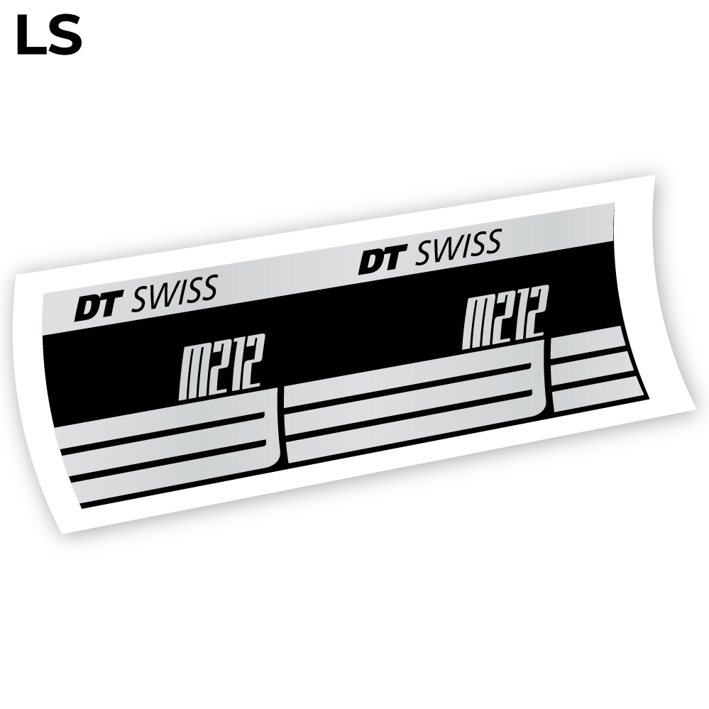 Adesivi Ammortizzatore DT Swiss M212 in vinile - Argento Chiaro