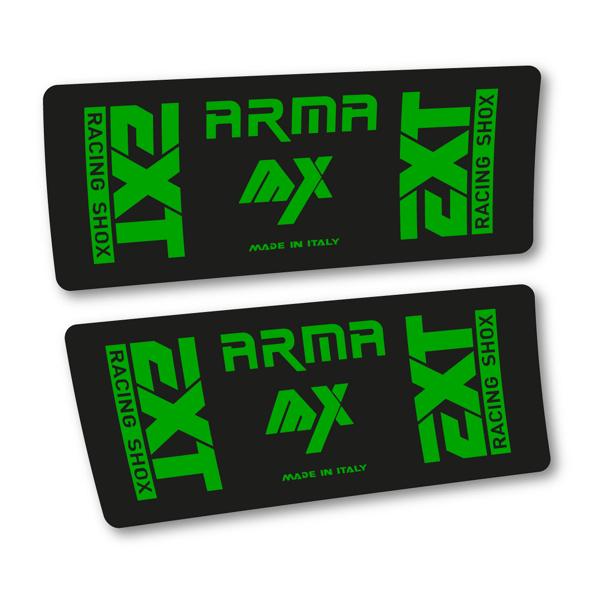 Adesivi Ammortizzatore EXT Arma MX 2026 in vinile - Verde
