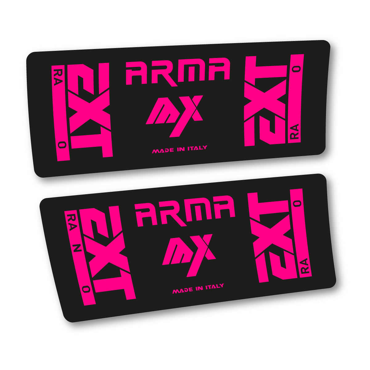 Adesivi Ammortizzatore EXT Arma MX Pattern 2026 in vinile - Fucsia