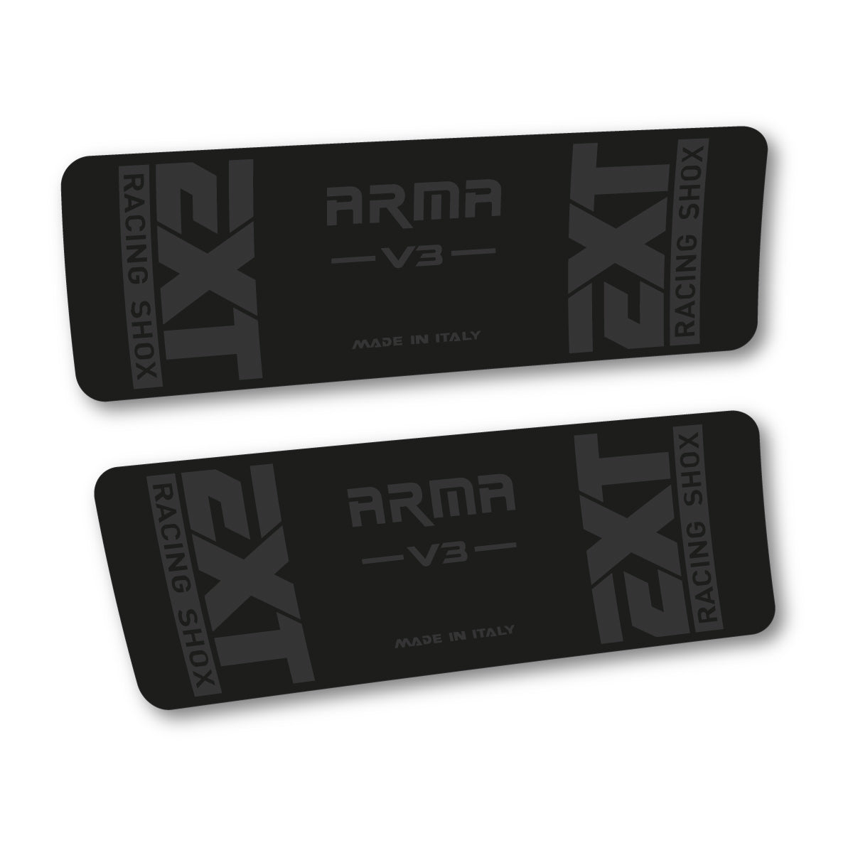 Adesivi Ammortizzatore EXT Arma V3 2019 in vinile - Grigio Molto Scuro