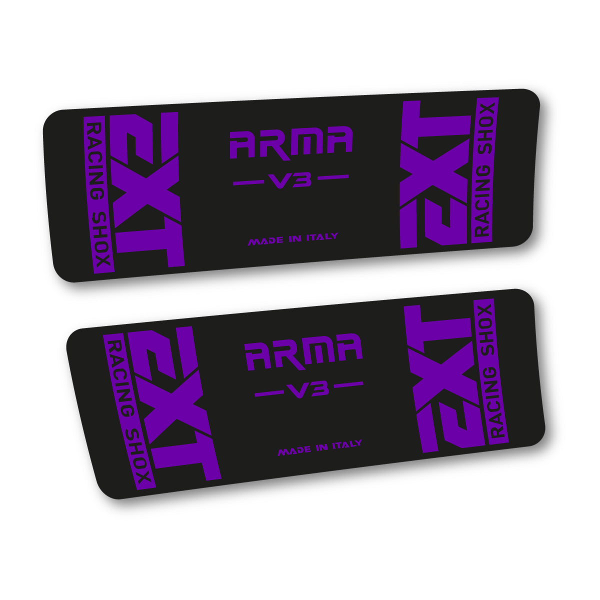Adesivi Ammortizzatore EXT Arma V3 2019 in vinile - Viola