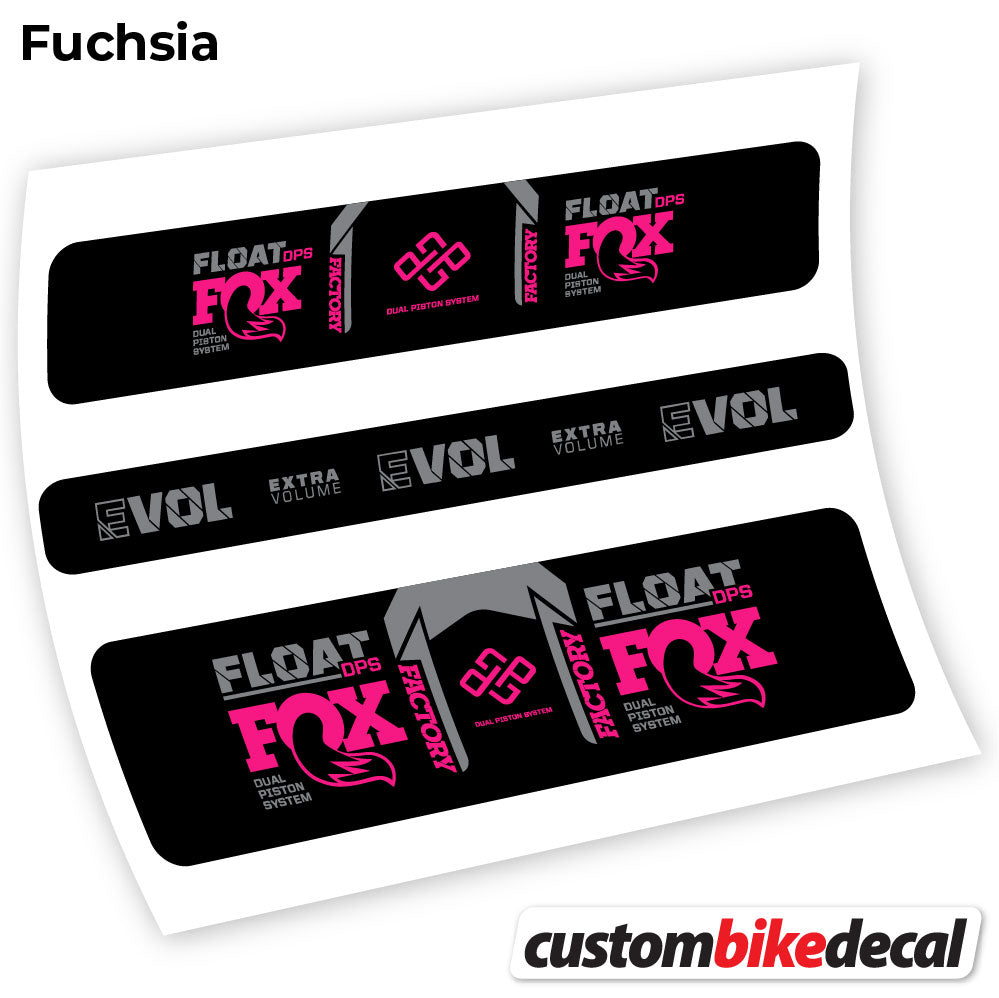 Adesivi Ammortizzatore Fox DPS Factory 2021 Remote in vinile - Fucsia