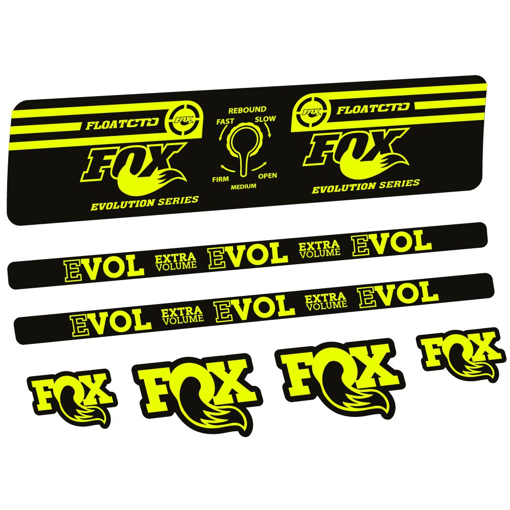 Adesivi Ammortizzatore Fox Float CTD Evolution Series 2016 in vinile