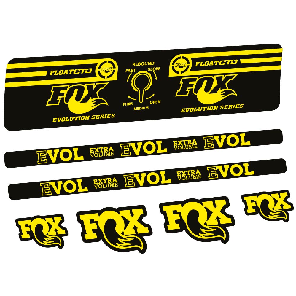 Adesivi Ammortizzatore Fox Float CTD Evolution Series 2016 in vinile
