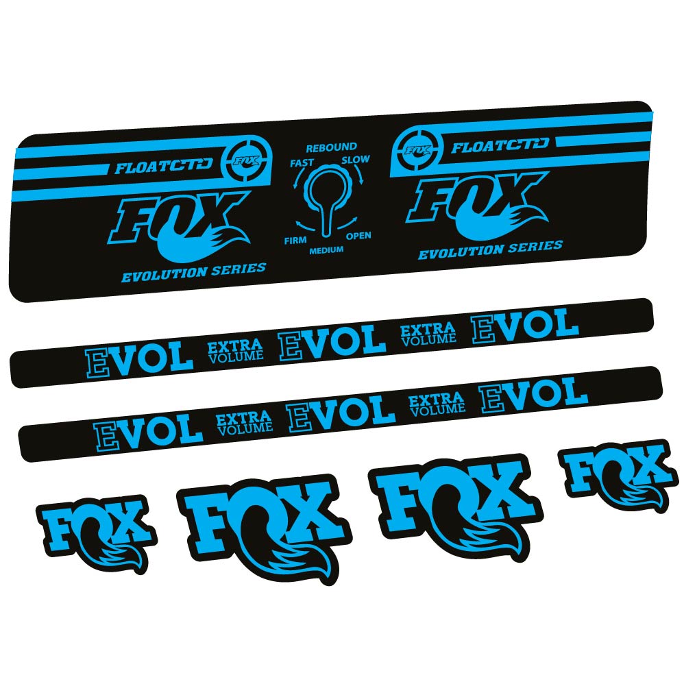 Adesivi Ammortizzatore Fox Float CTD Evolution Series 2016 in vinile