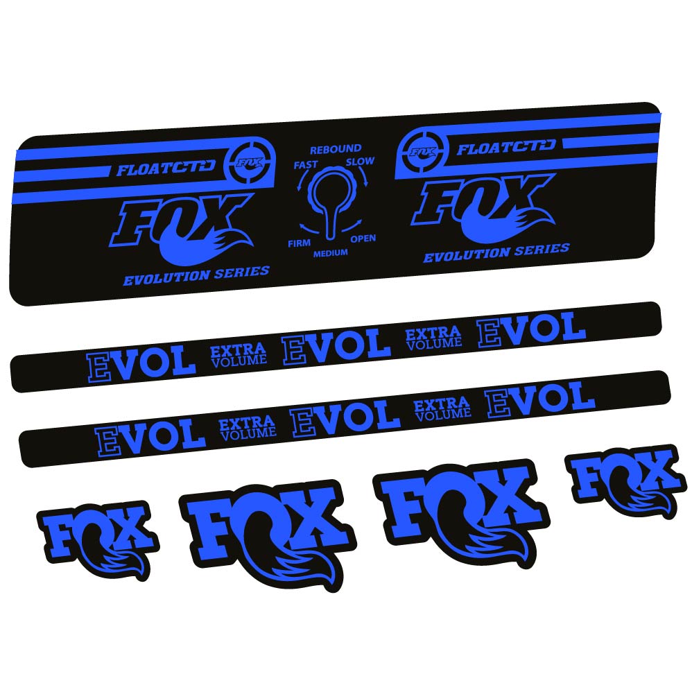 Adesivi Ammortizzatore Fox Float CTD Evolution Series 2016 in vinile