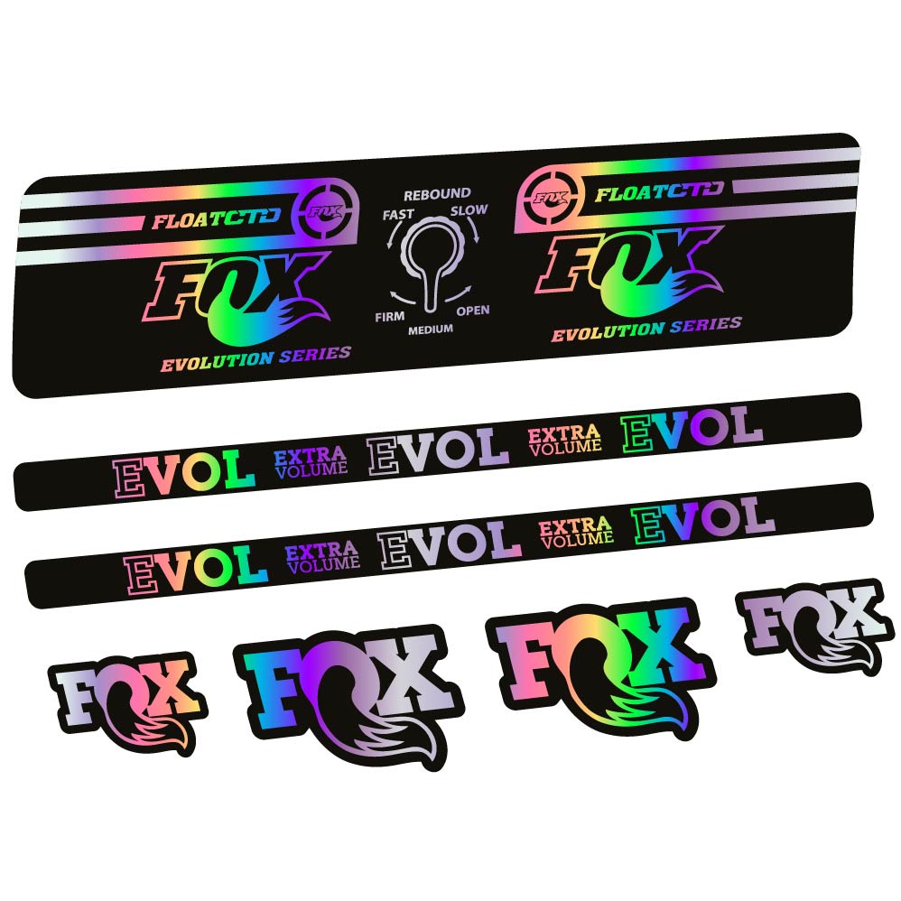 Adesivi Ammortizzatore Fox Float CTD Evolution Series 2016 in vinile