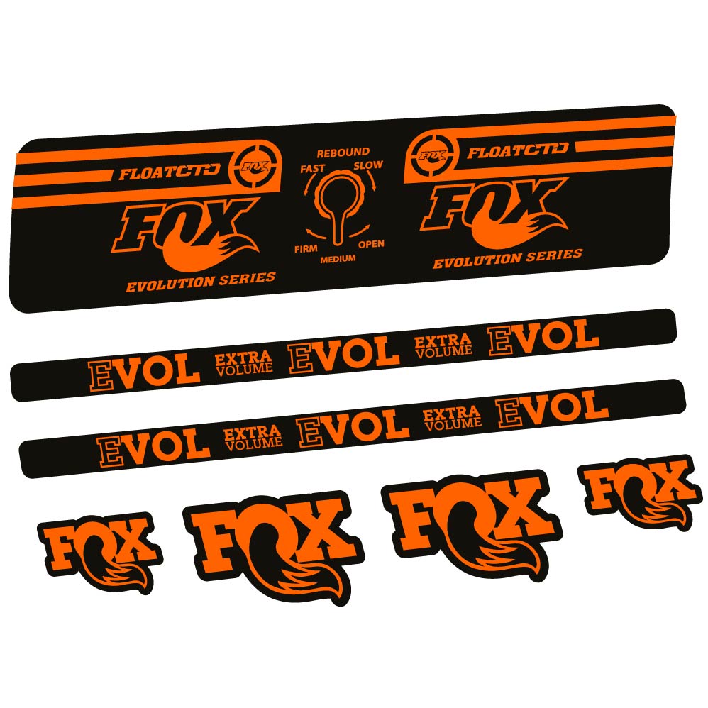Adesivi Ammortizzatore Fox Float CTD Evolution Series 2016 in vinile