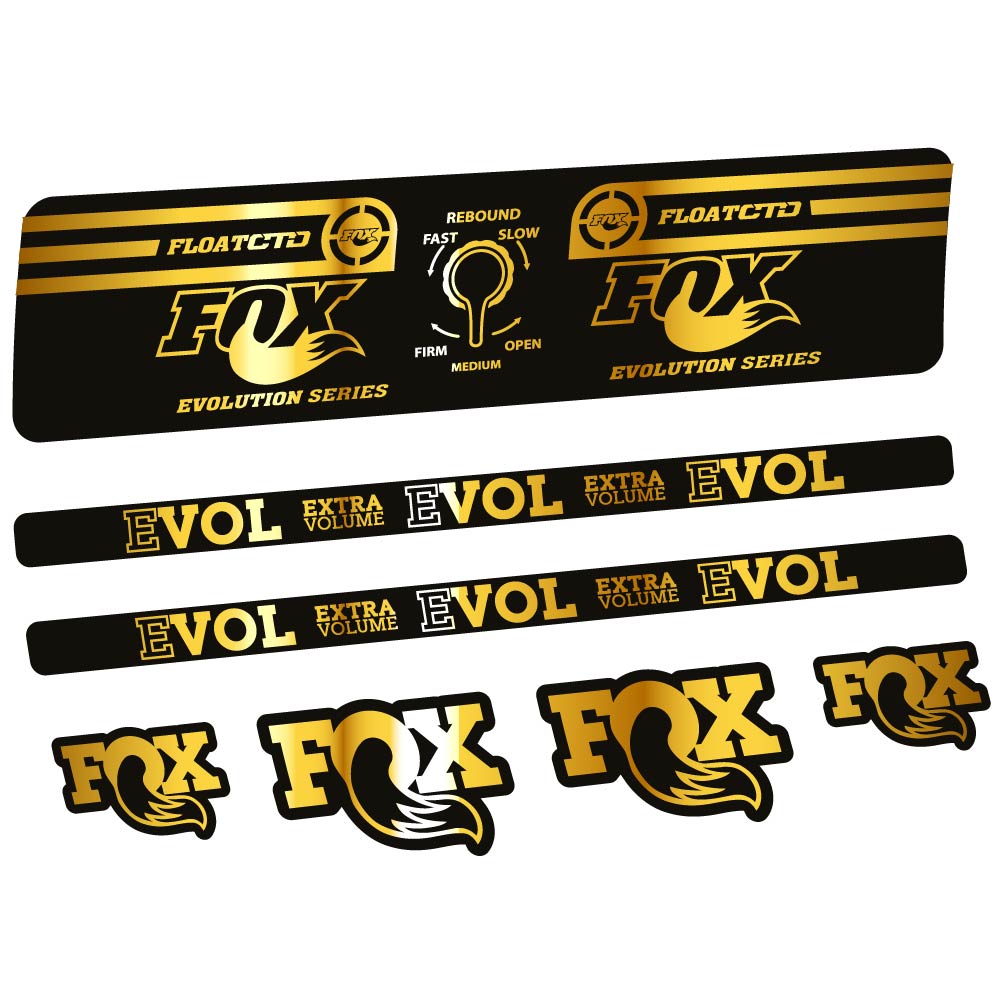 Adesivi Ammortizzatore Fox Float CTD Evolution Series 2016 in vinile