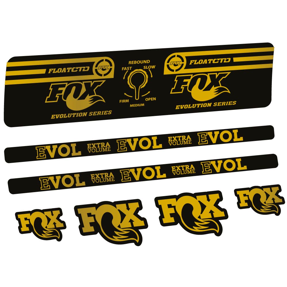 Adesivi Ammortizzatore Fox Float CTD Evolution Series 2016 in vinile