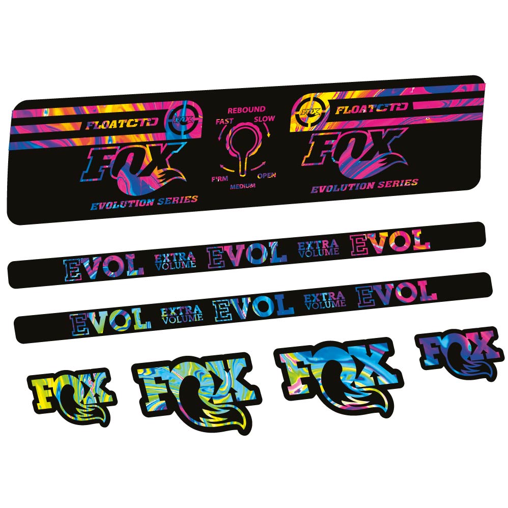 Adesivi Ammortizzatore Fox Float CTD Evolution Series 2016 in vinile