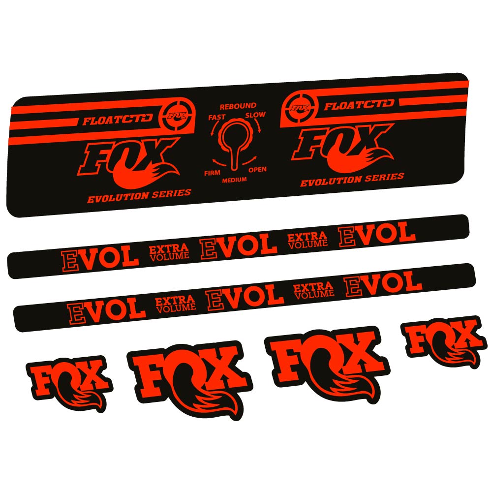 Adesivi Ammortizzatore Fox Float CTD Evolution Series 2016 in vinile