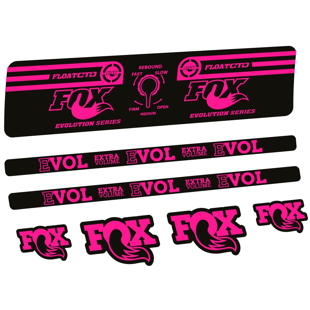 Adesivi Ammortizzatore Fox Float CTD Evolution Series 2016 in vinile