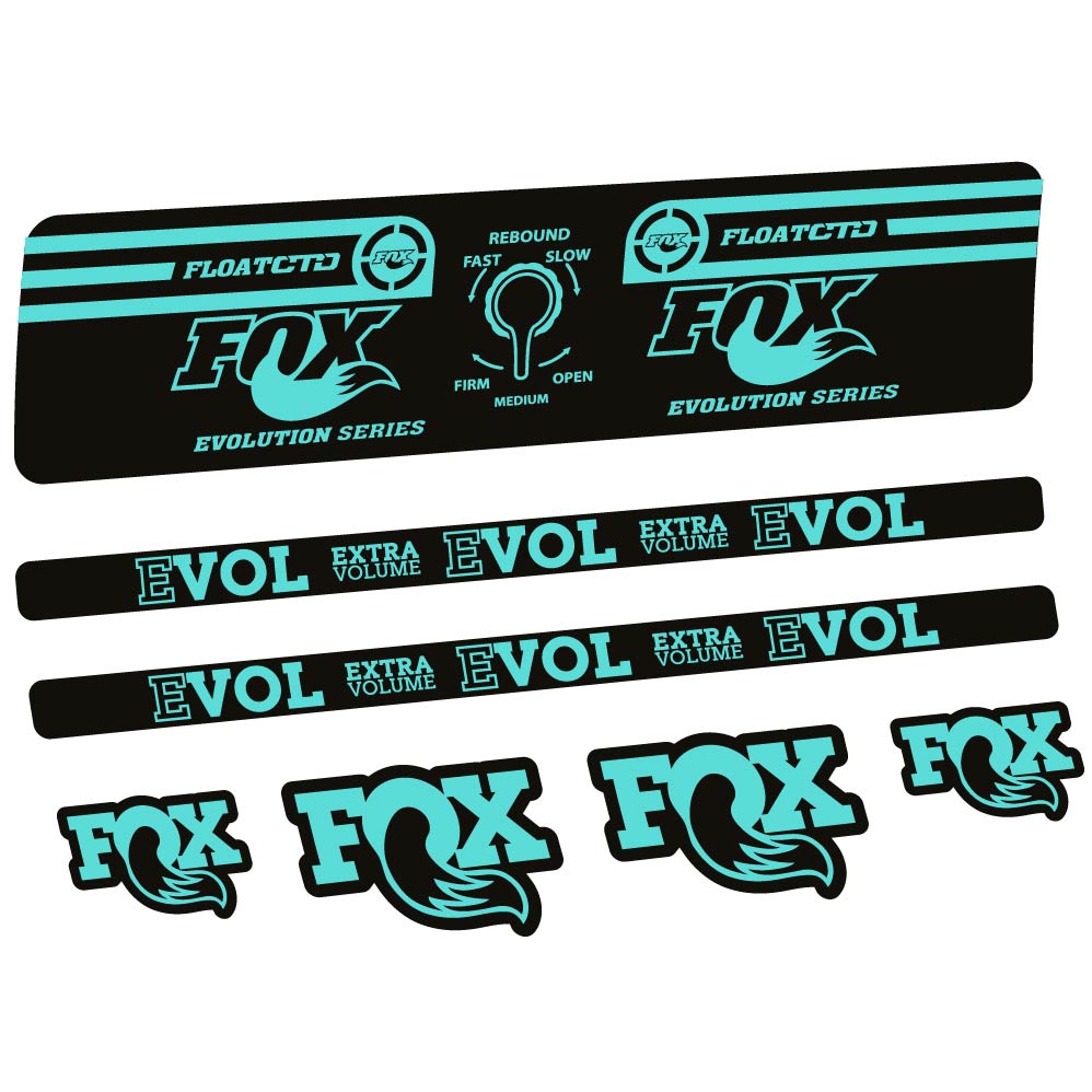 Adesivi Ammortizzatore Fox Float CTD Evolution Series 2016 in vinile