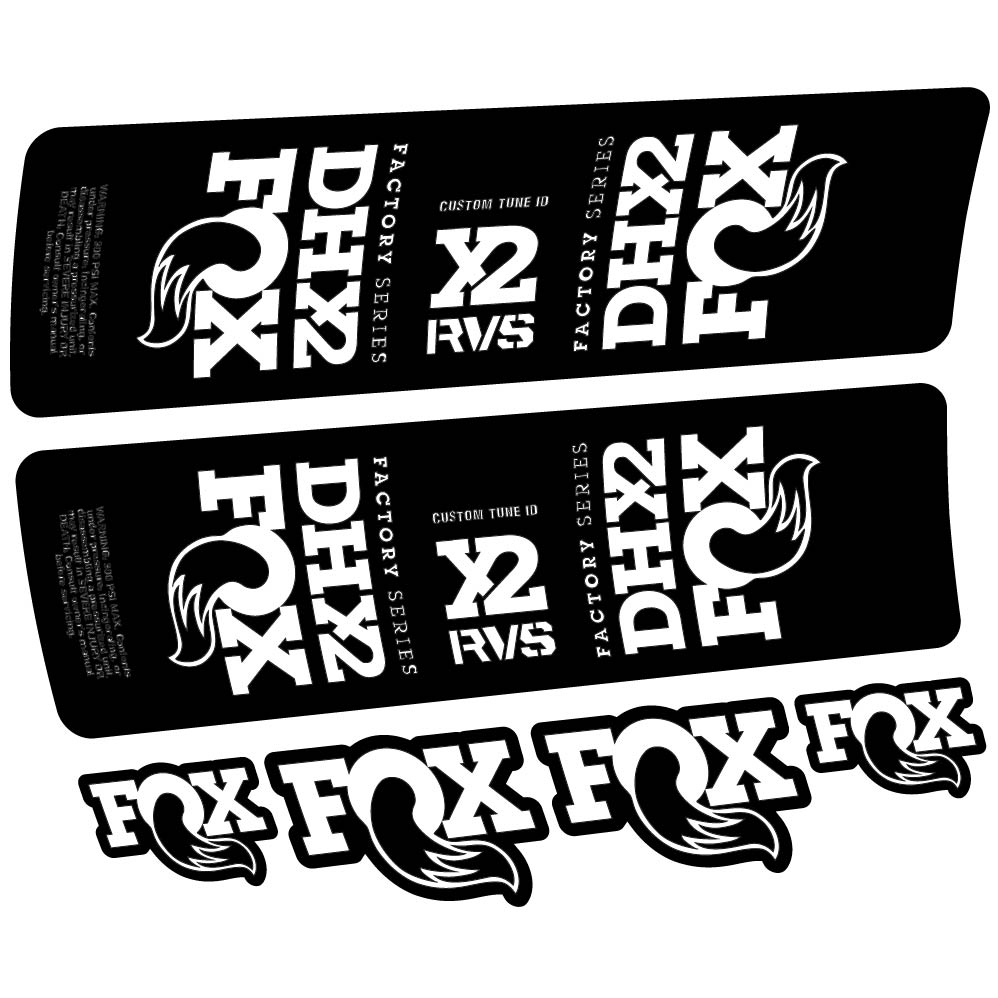 Adesivi Ammortizzatore Fox DHX2 2019 in vinile