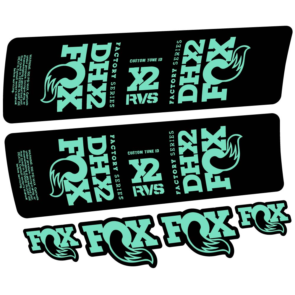 Adesivi Ammortizzatore Fox DHX2 2019 in vinile
