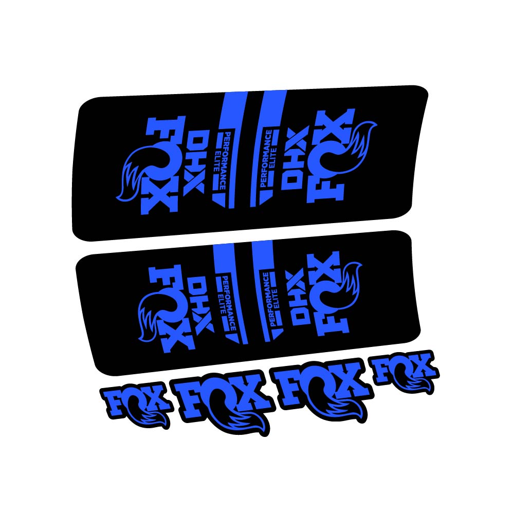 Adesivi Ammortizzatore Fox DHX Elite 2022 in vinile