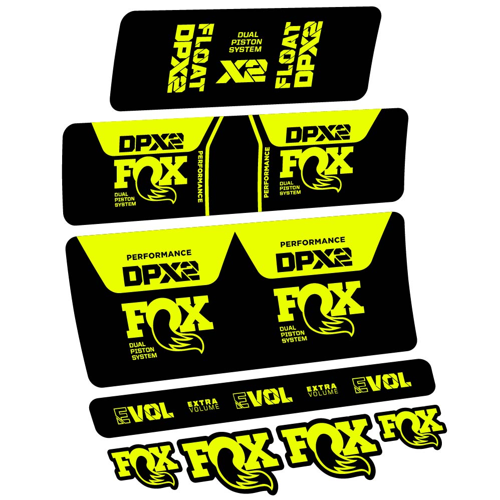 Adesivi Ammortizzatore Fox DPX2 Performance 2021 in vinile