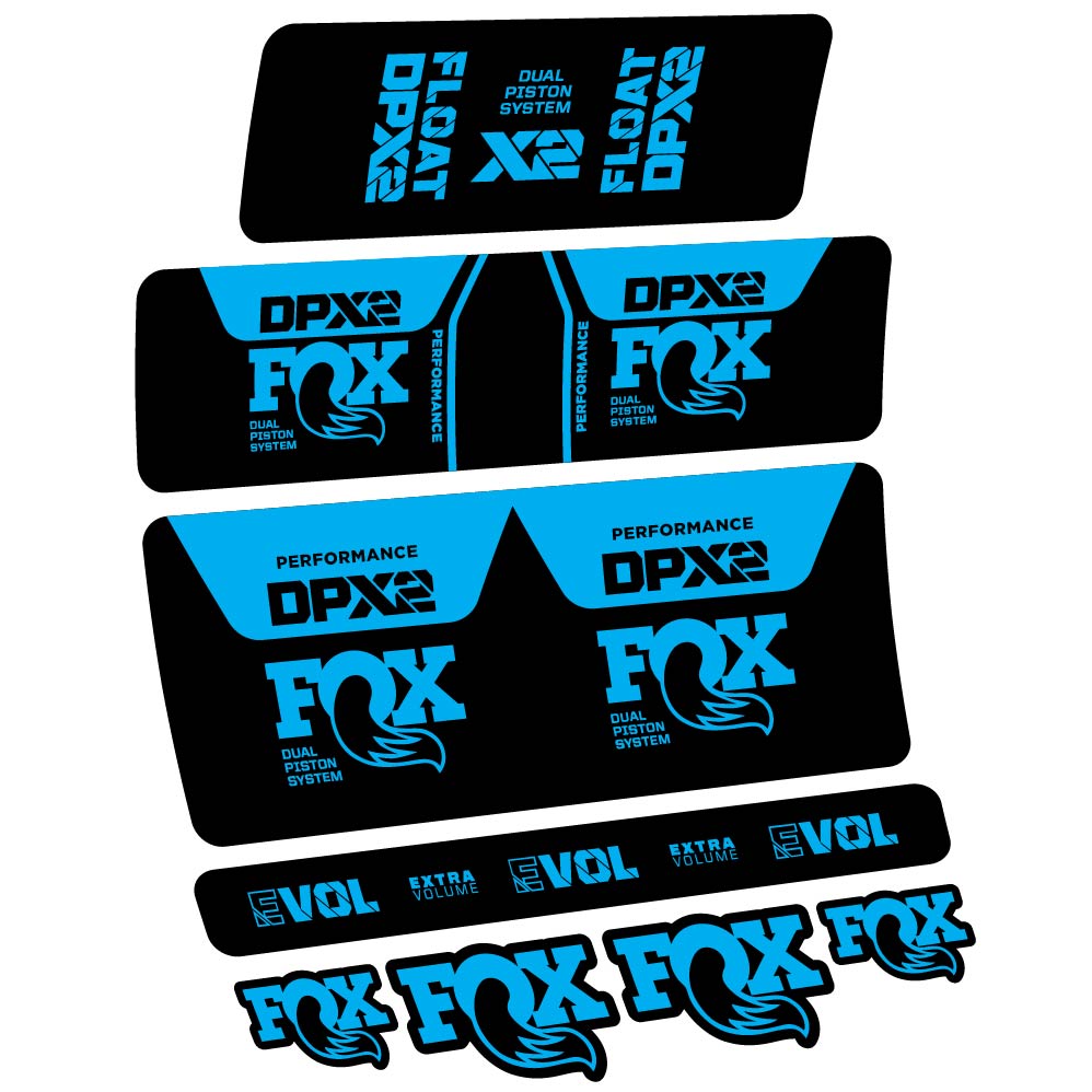 Adesivi Ammortizzatore Fox DPX2 Performance 2021 in vinile