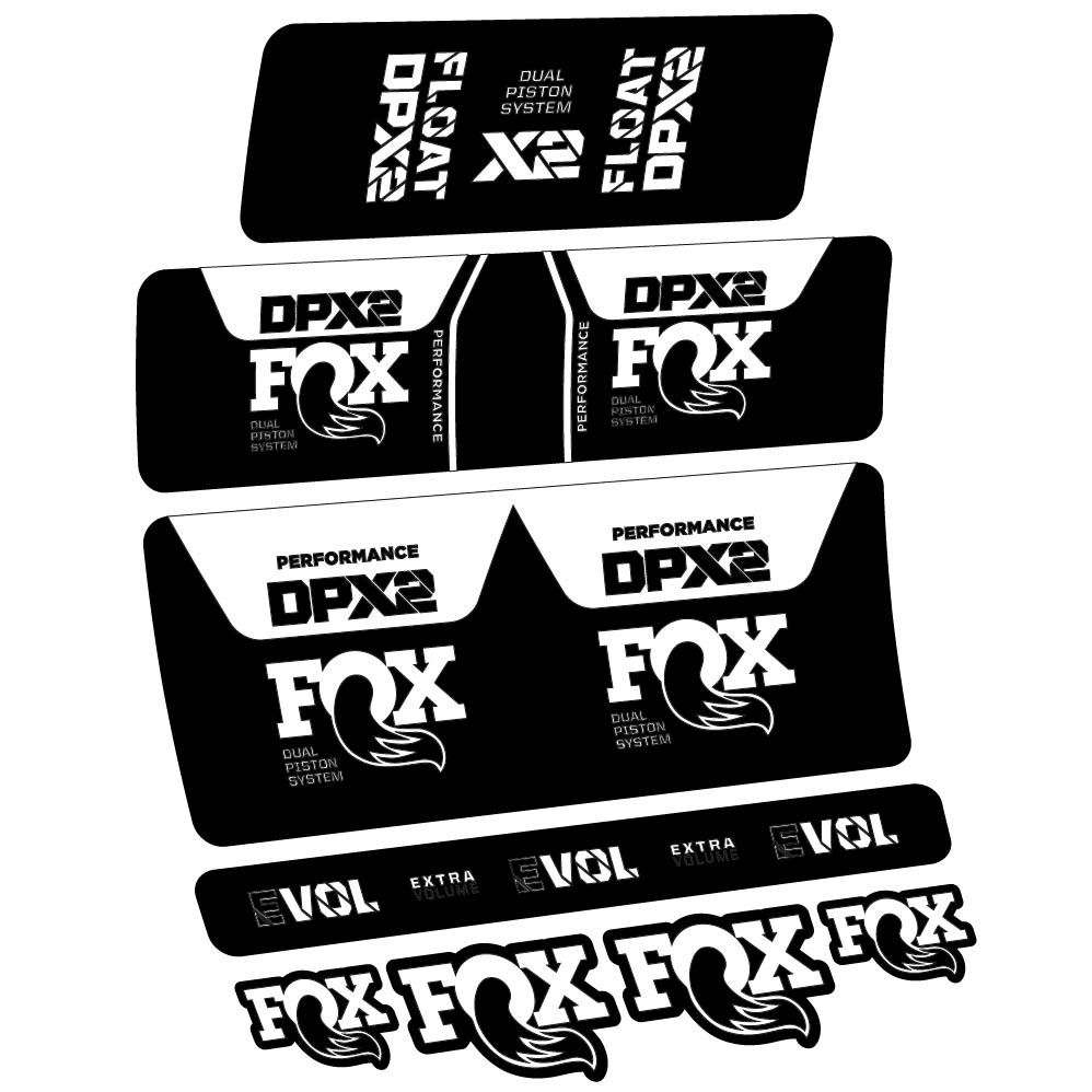 Adesivi Ammortizzatore Fox DPX2 Performance 2021 in vinile