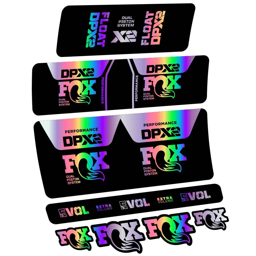 Adesivi Ammortizzatore Fox DPX2 Performance 2021 in vinile