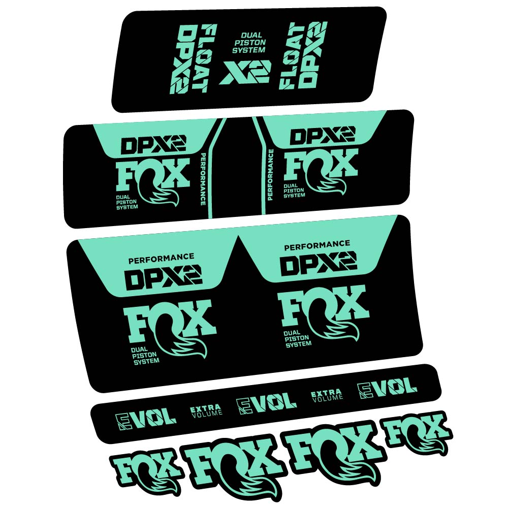 Adesivi Ammortizzatore Fox DPX2 Performance 2021 in vinile