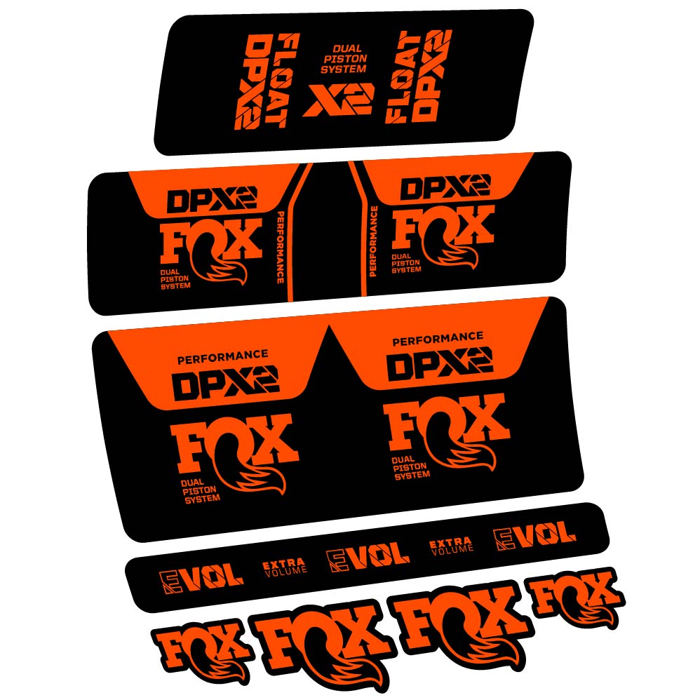 Adesivi Ammortizzatore Fox DPX2 Performance 2021 in vinile